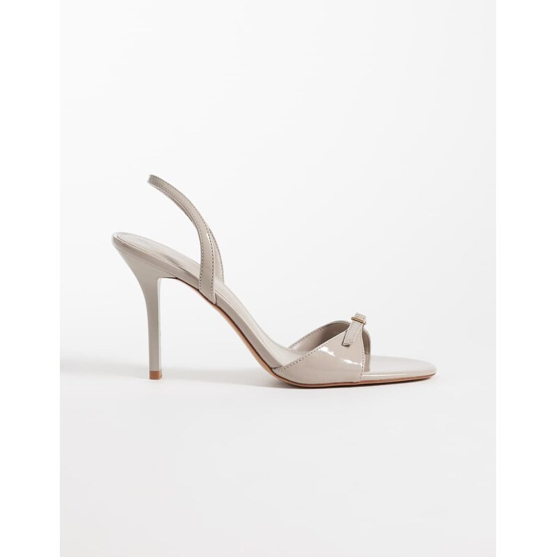 Mango buckle detail heeled stiletto in pink