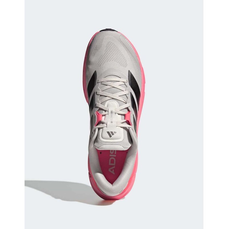 adidas performance Adistar 5 running trainers in grey and pink