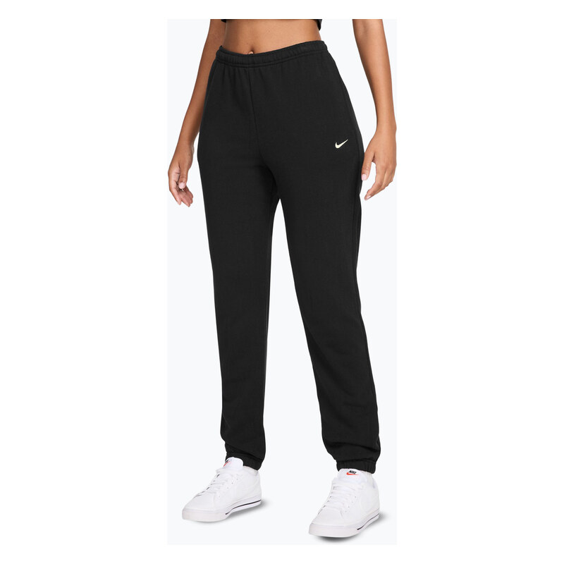 Dámské kalhoty Nike Studio Fleece total black/sail