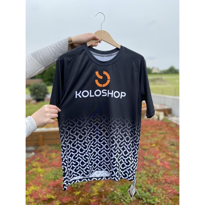 Koloshop Sensor pánský dres krátký rukáv Black vel. L