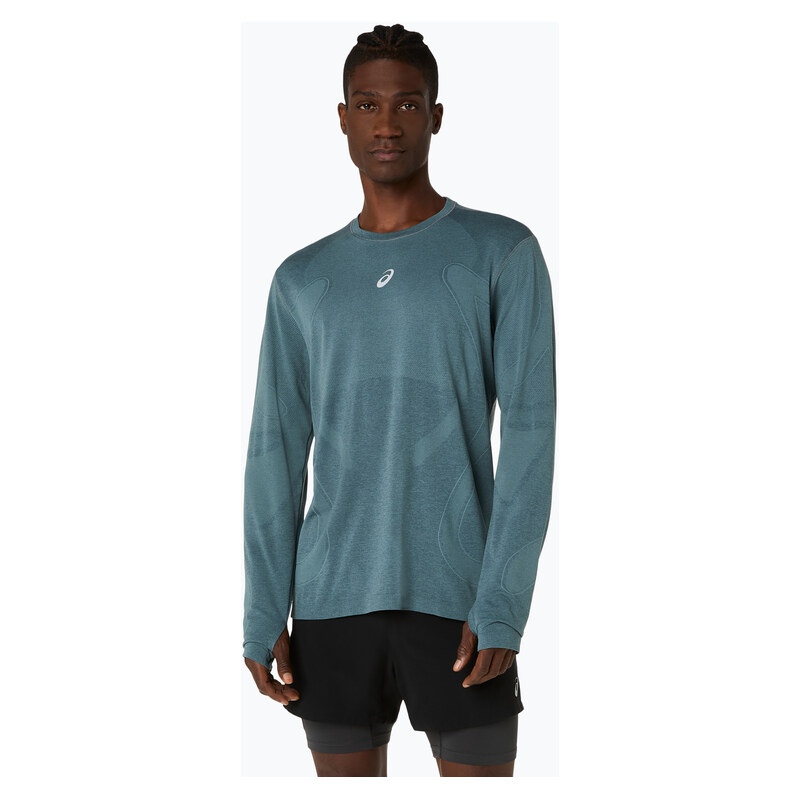 Longsleeve do biegania męski ASICS Road Seamless foggy teal