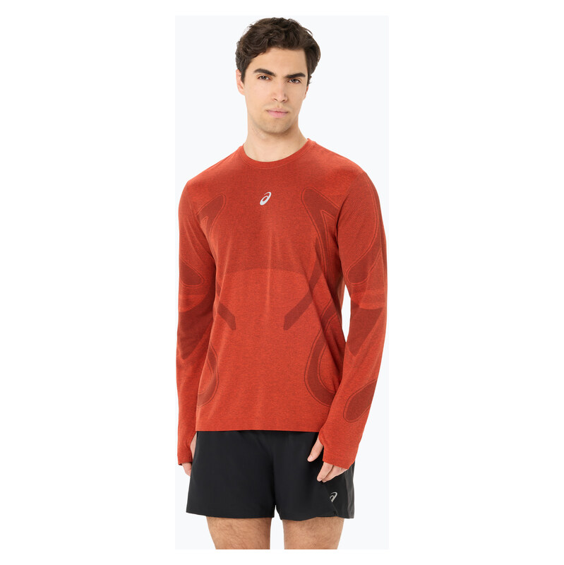 Pánské běžecké tričko Longsleeve ASICS Road Seamless Top singed