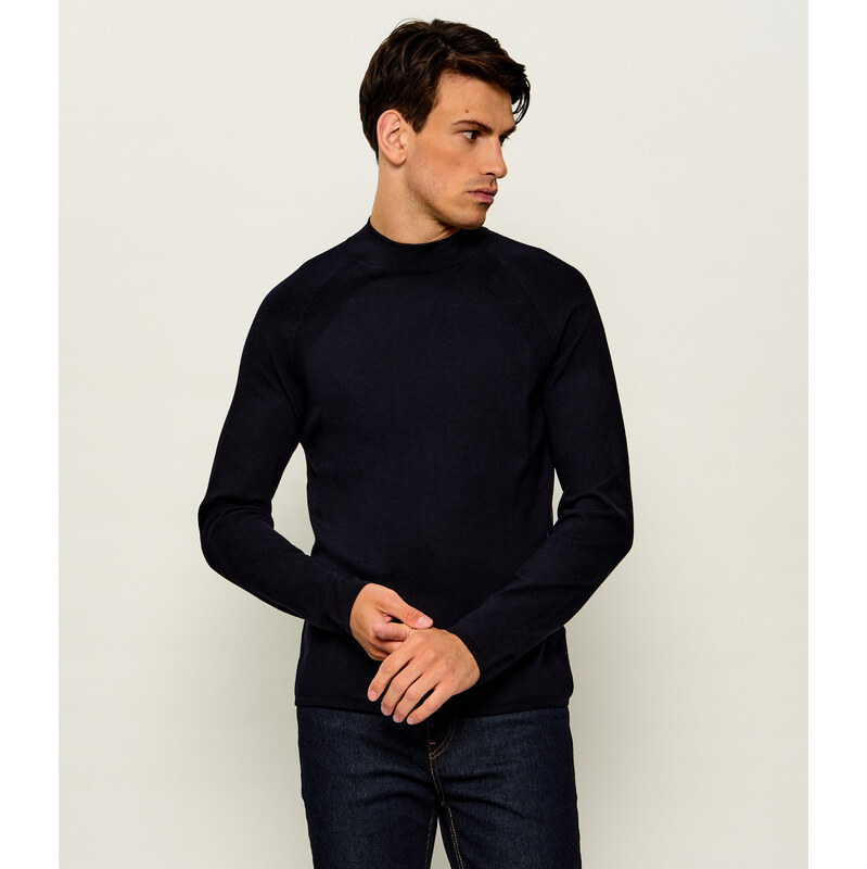 TIGER OF SWEDEN Vlněný polorolák Florian RWS | regular fit