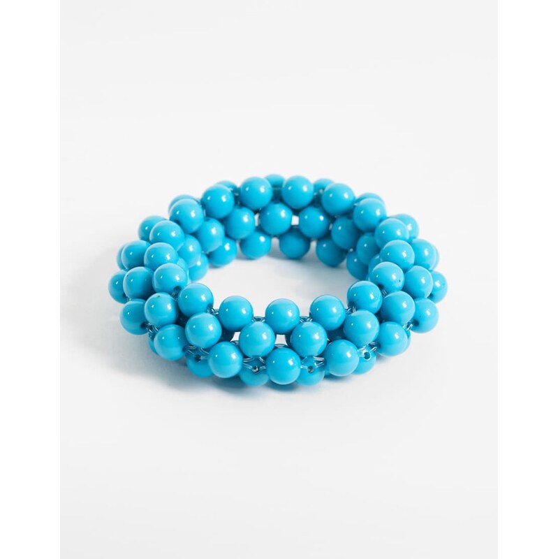 Reclaimed Vintage beaded bracelet in blue
