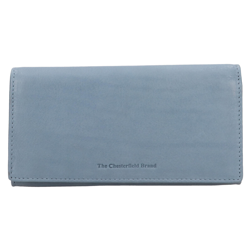 Dámská kožená peněženka The Chesterfield Brand Valetta - modrá