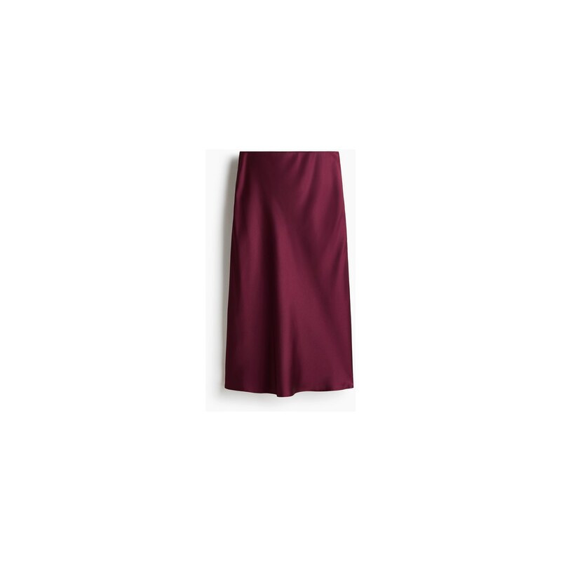 H&M - Sukně midi - Vínová