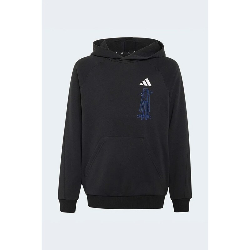 adidas mikina s kapucí dětská s bavlnou MINECRAFT