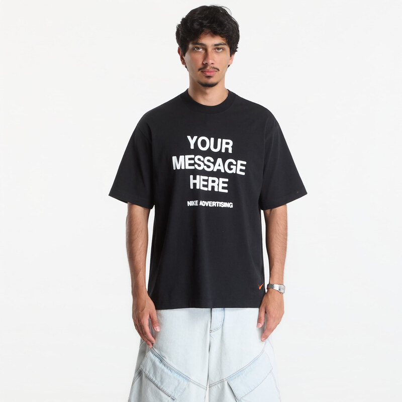 Tričko Nike Your Message Here T-Shirt Black XL