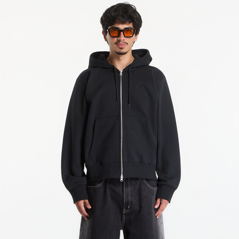 Mikina Nike Mens Fleece Full-Zip Hoodie Black XL
