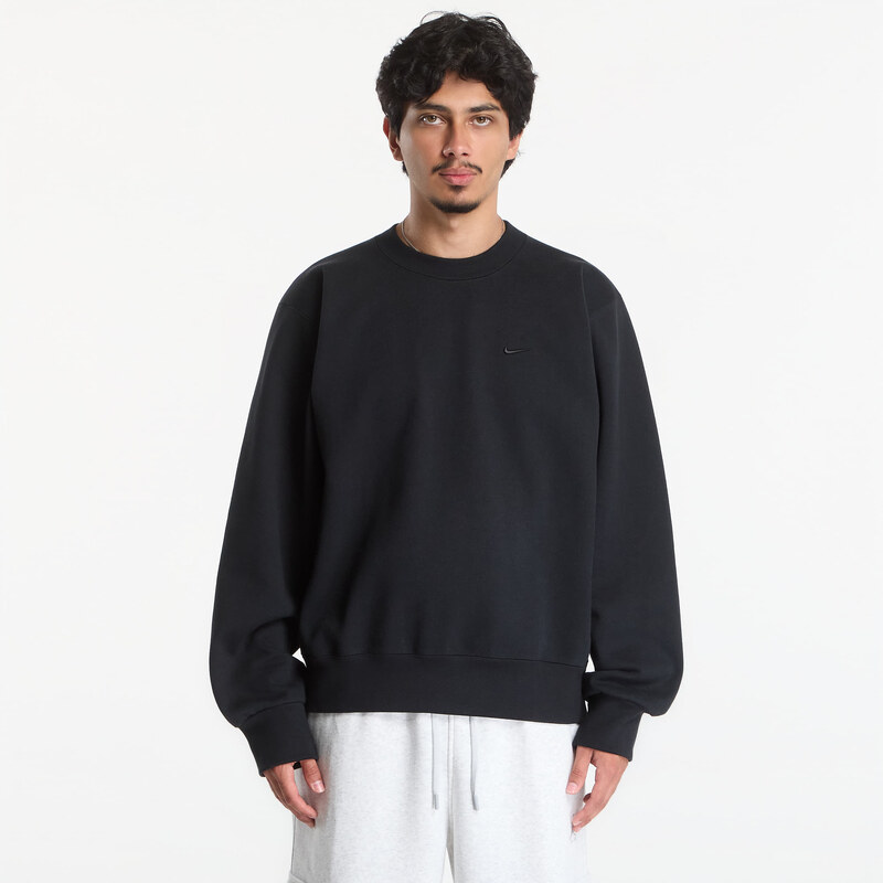 Mikina Nike Mens Fleece Crew-Neck Sweatshirt Black M