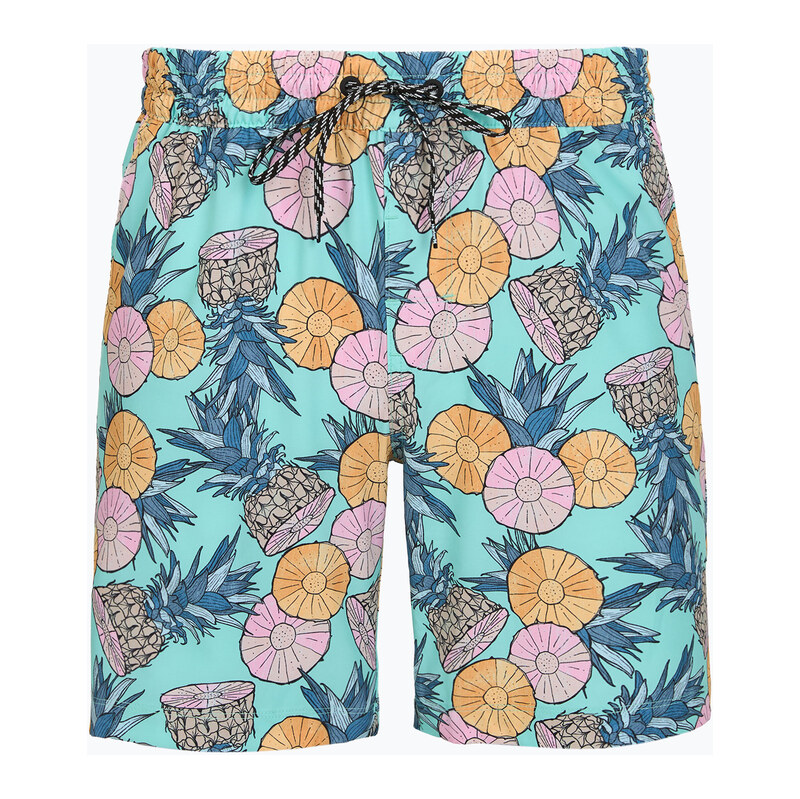 Pánské koupací šortky Hurley Bahia Volley Swim Short Blue/Aqua