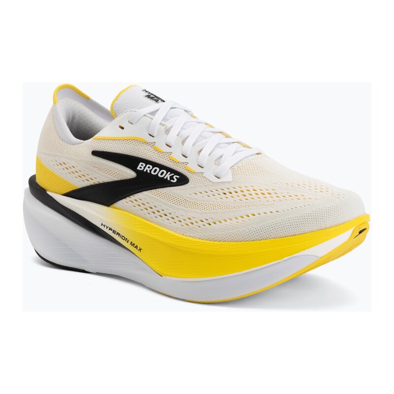 Pánské běžecké boty Brooks Hyperion Max 4 white/cyber yellow