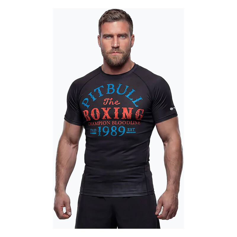 Pánský rashguard Pitbull Champion Bloodline Rashguard black
