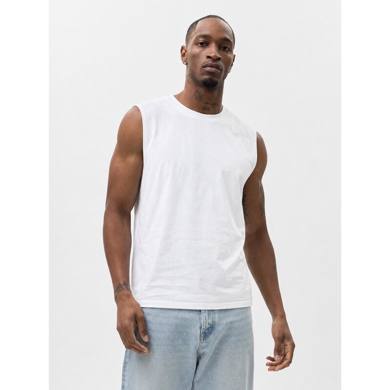Pánské tílko Tank Top bílé MyStars Basic