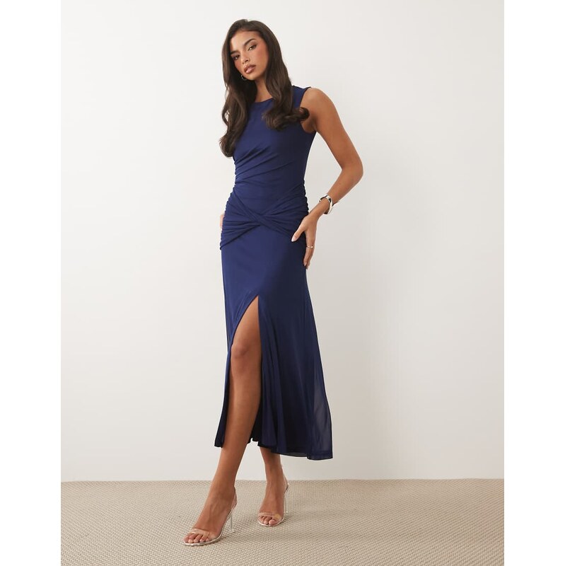 Nobodys Child Tammy mesh sleeveless twist waist split front