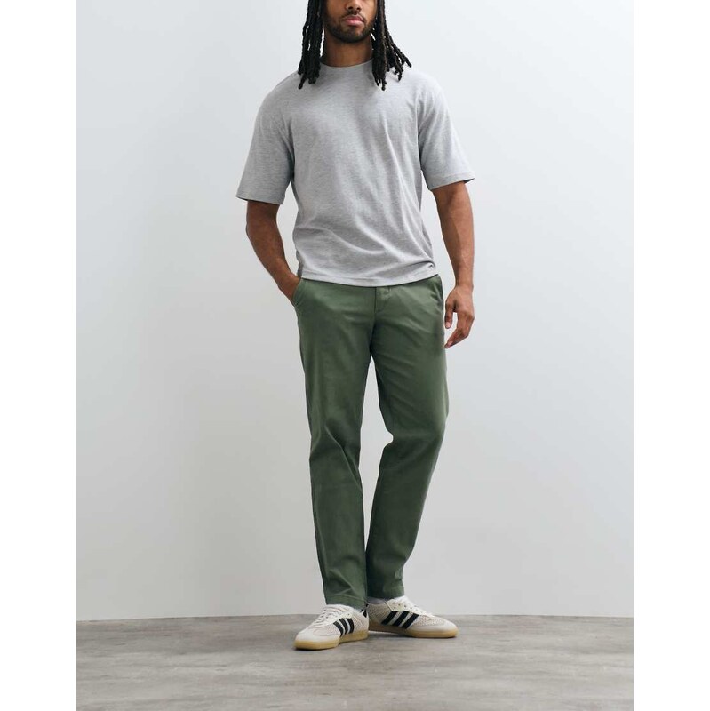Jack & Jones slim fit chinos in khaki green