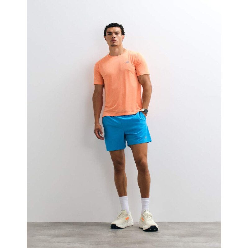 New Balance Sport Essential 5 inch short in teal blue