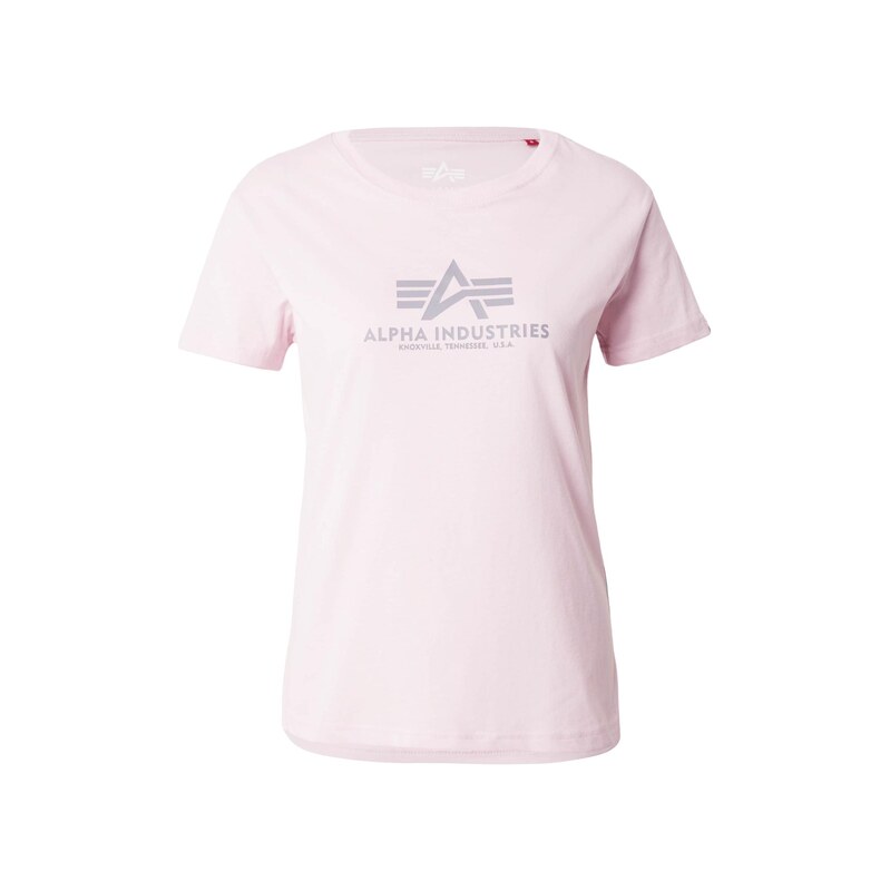 ALPHA INDUSTRIES Tričko tmavě šedá / švestková