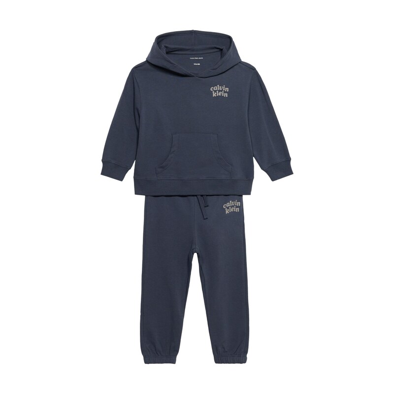 Calvin Klein Jeans Joggingová souprava tmavě béžová / marine