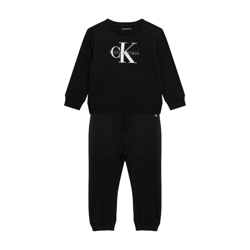 Calvin Klein Jeans Joggingová souprava šedá / černá / bílá