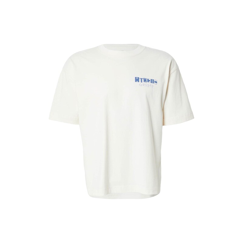 HOLLISTER Tričko modrá / bílá