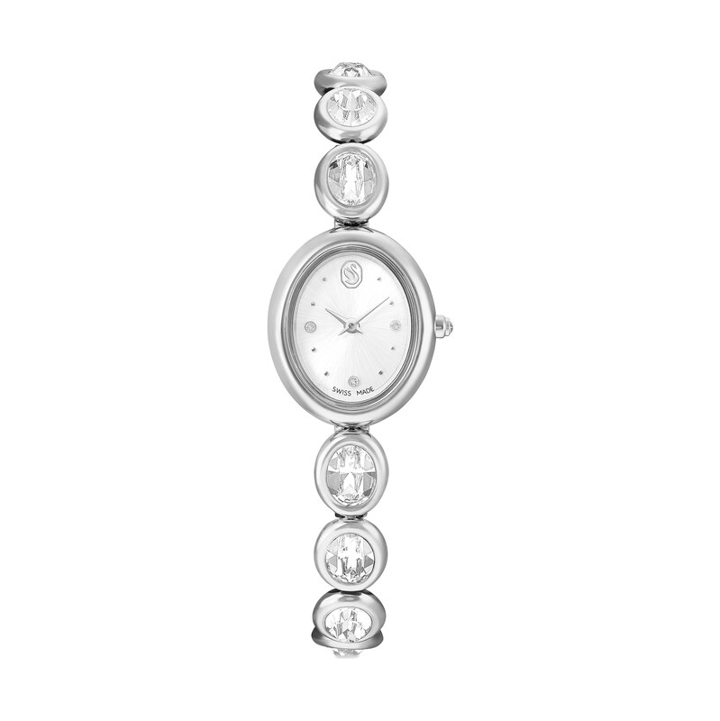 Swarovski Analogové hodinky IMBER stříbrná / průhledná