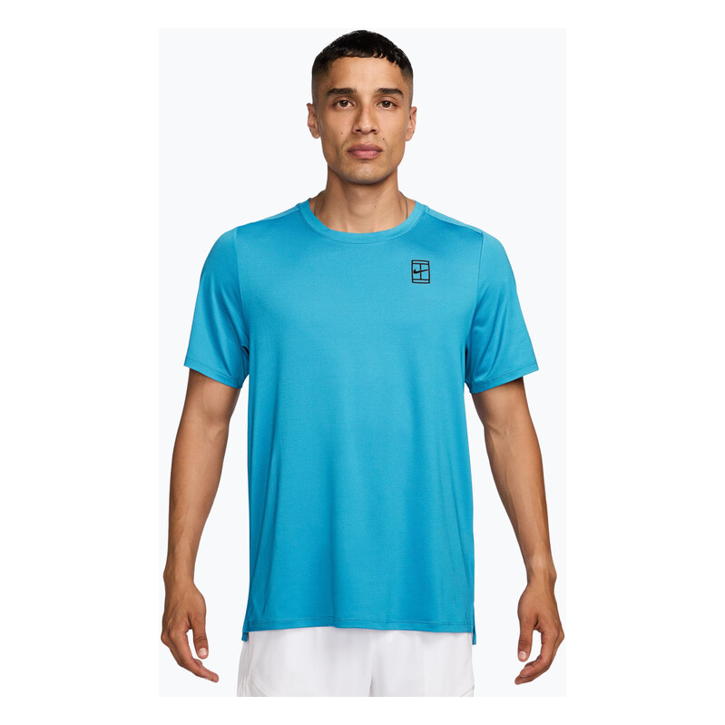Pánské tričko na lezení Nike Court Dri-Fit Advantage baltic blue