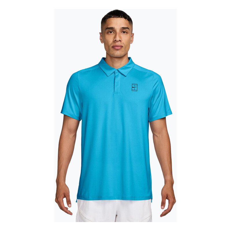 Pánské tenisové polo tričko Nike Court Dri-Fit Advantage baltic