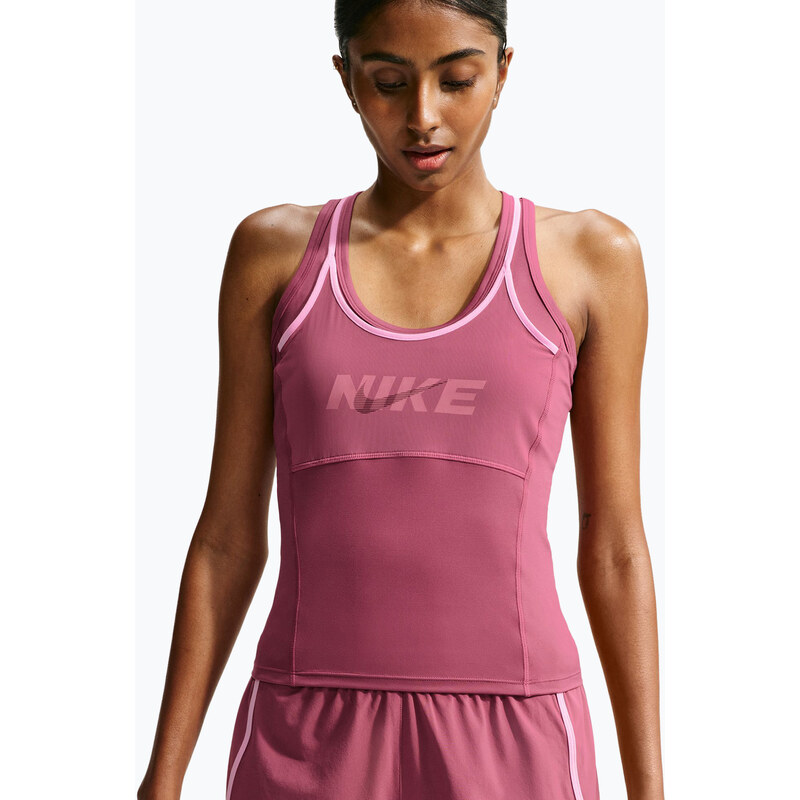 Dámské tréninkové tričko Nike One pink smoke/pink rise/mystic