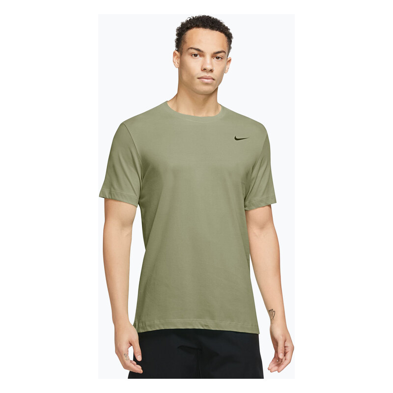 Pánské tréninkové tričko Nike Dri-FIT dusty olive/black