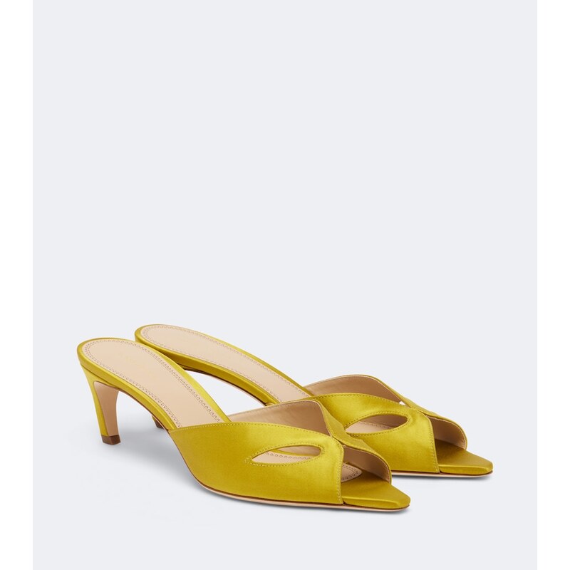 Victoria Beckham Harlow Mask satin mules
