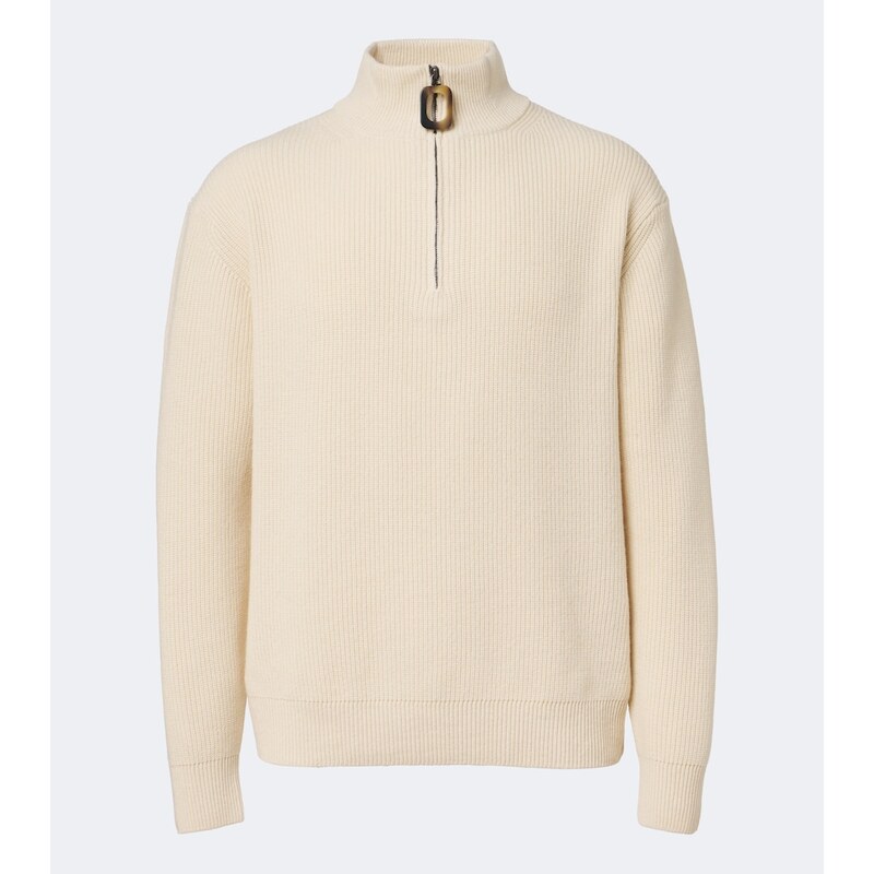 JW Anderson Ribbed-knit wool and cotton sweater