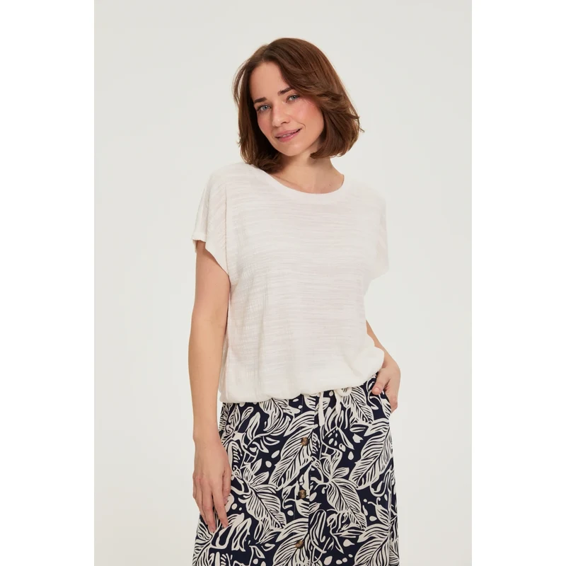 Dámské triko Marisse OFF WHITE