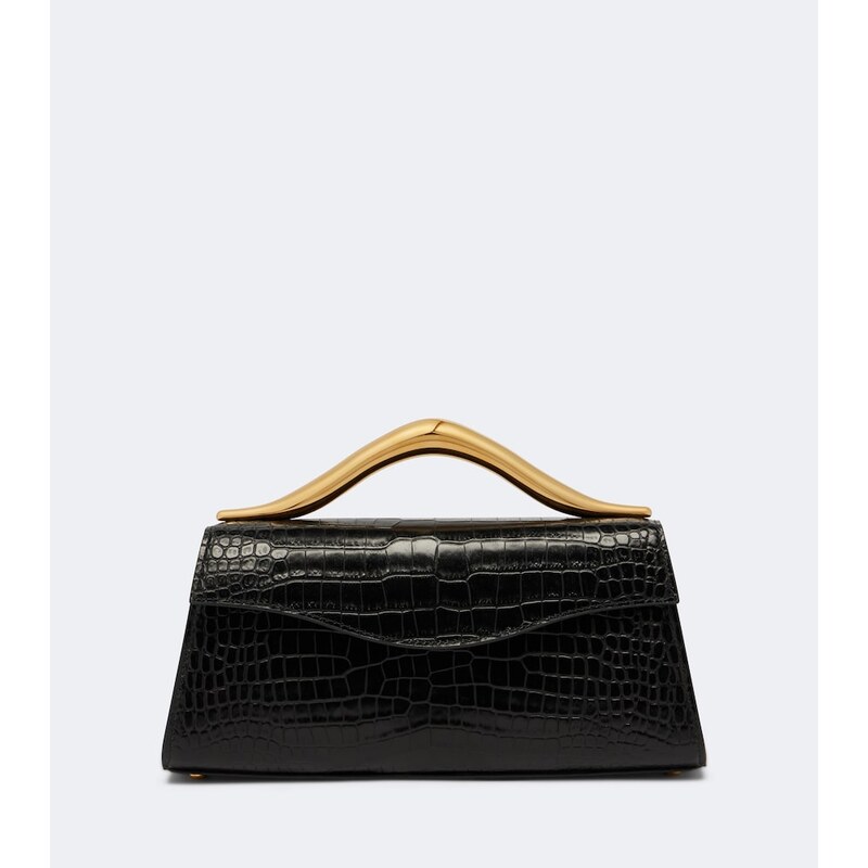 Elie Saab The Petit Wave Small leather top-handle bag