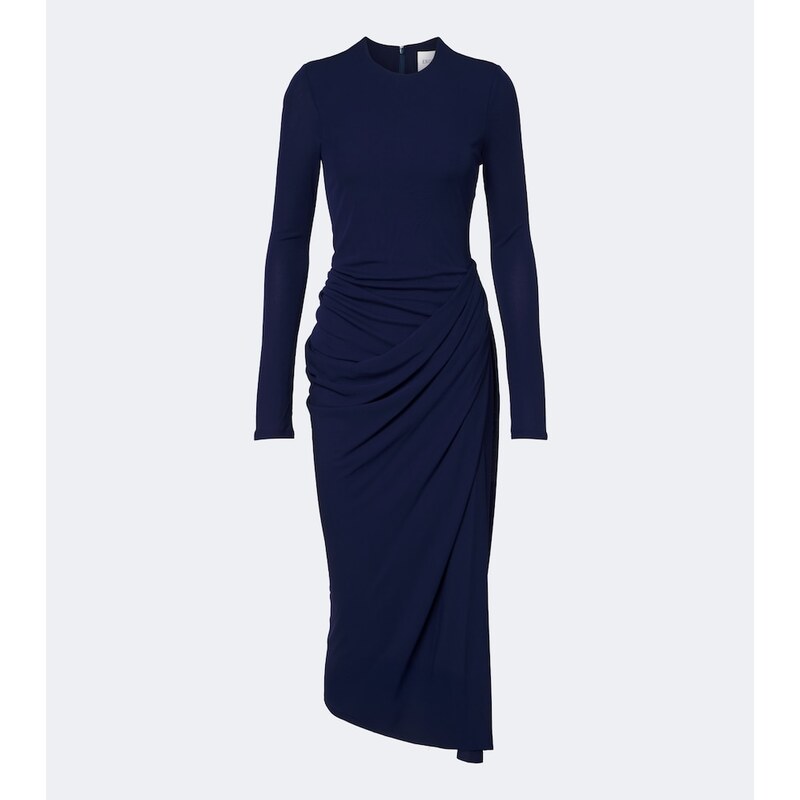 Erdem Draped jersey midi dress