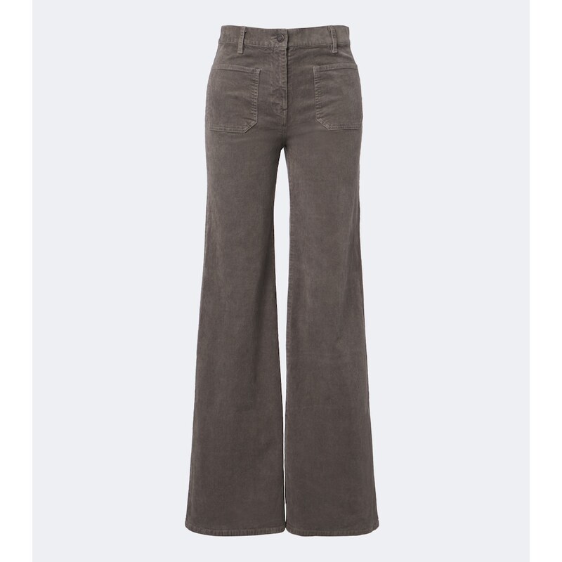 Nili Lotan Florence corduroy wide-leg pants