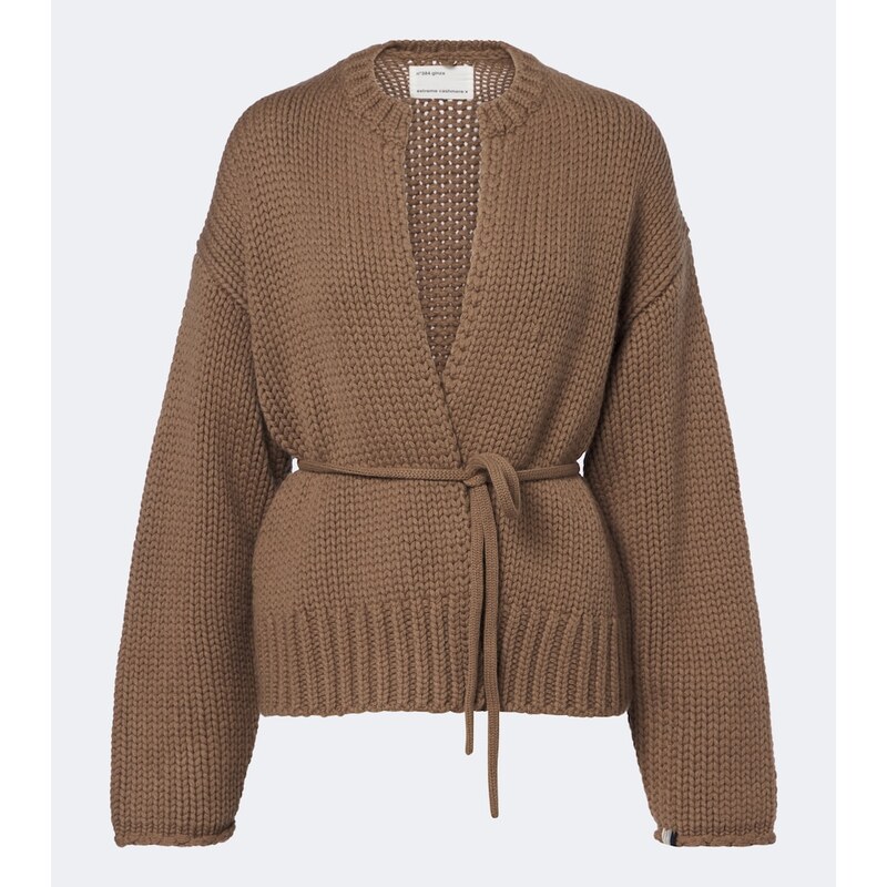 Extreme Cashmere NÂ°384 Ginza cashmere wrap cardigan