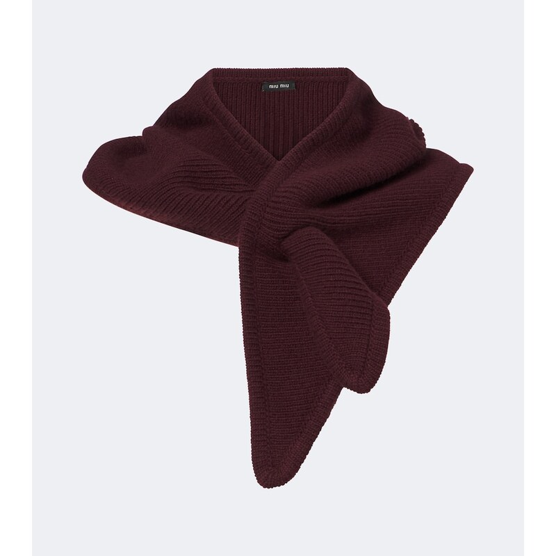 Miu Miu Wool and cashmere shawl