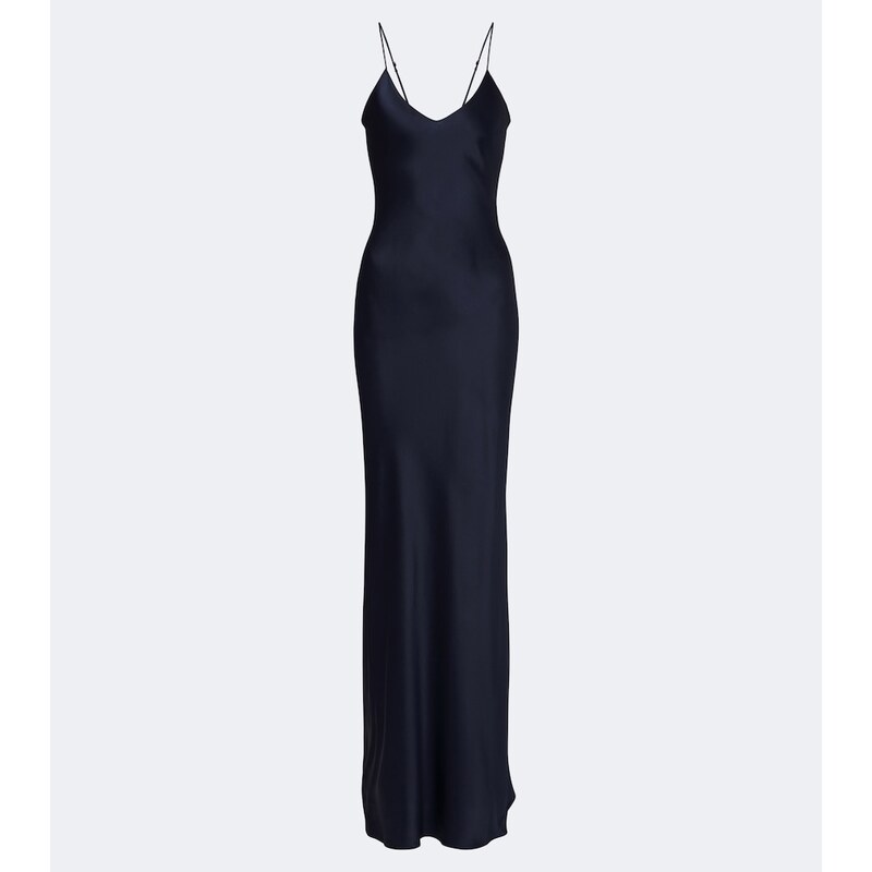 Nili Lotan Cami silk satin slip dress