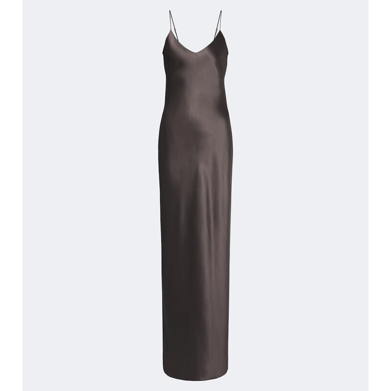 Nili Lotan Cami silk satin slip dress