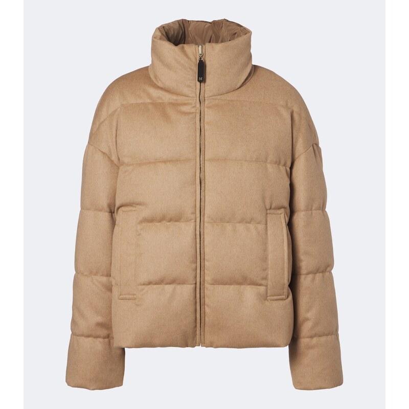 Max Mara Reversible camel hair down jacket