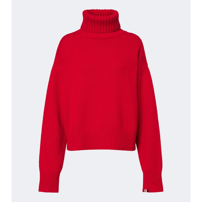 Extreme Cashmere NÂ°434 Crop Xtra cashmere turtleneck sweater