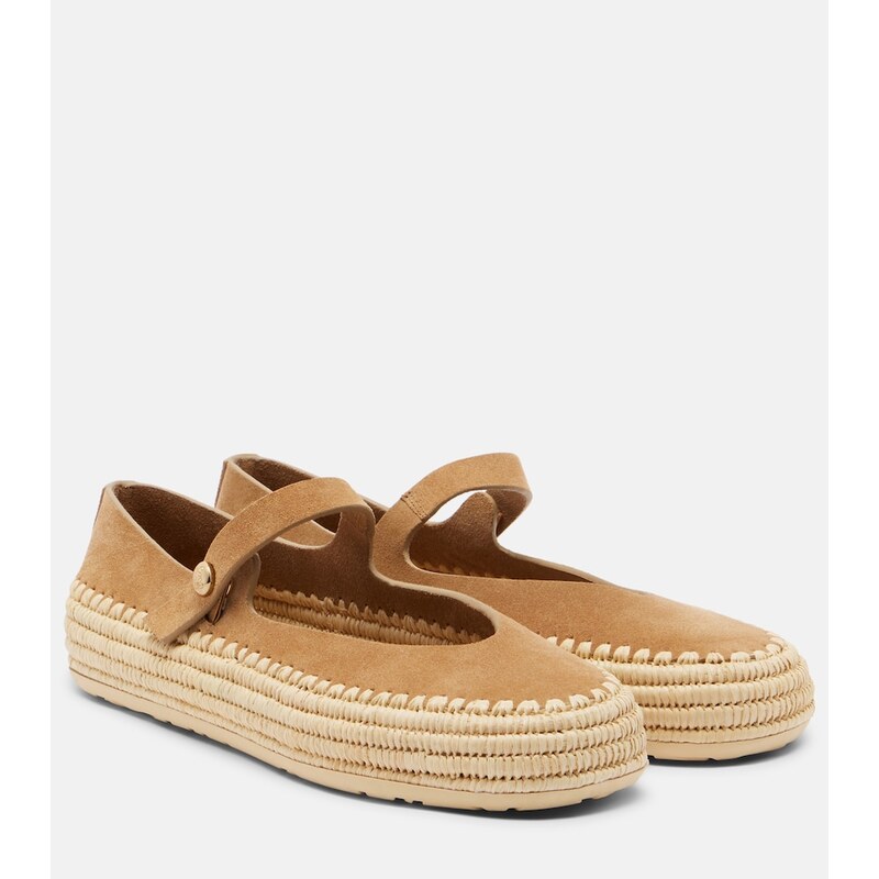 Loewe Paulas Ibiza Rio suede espadrilles