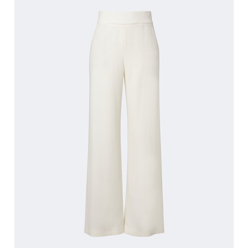 Eleventy Wool and cashmere wide-leg pants