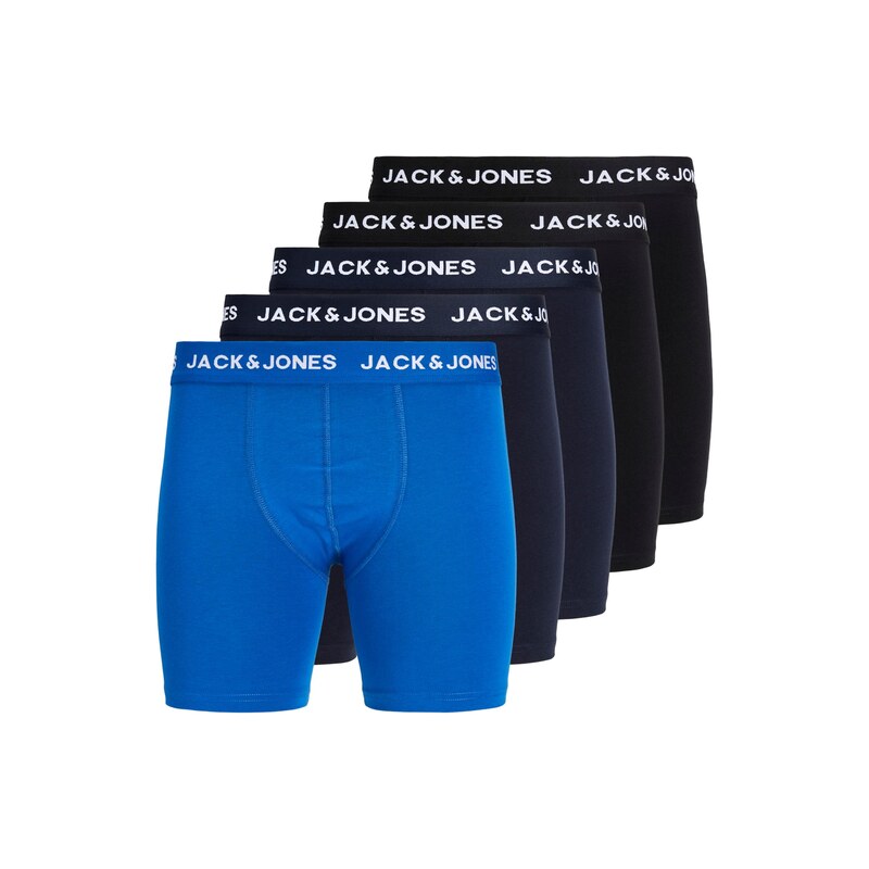 JACK & JONES Boxerky JACCARL námořnická modř / nebeská modř /