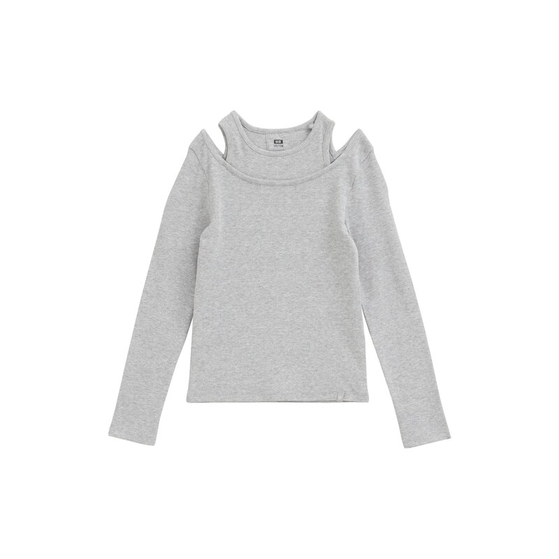 WE Fashion Tričko světle šedá