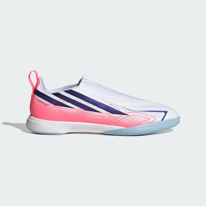 Adidas F50 Hyperfast League Laceless Indoor Football Shoes Kids