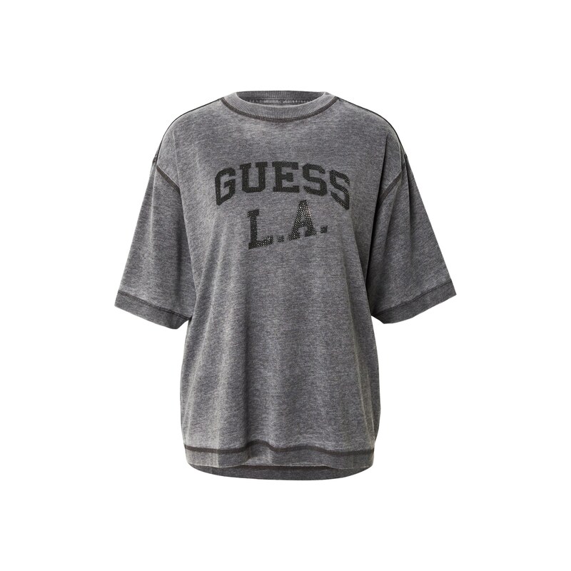 GUESS Oversized tričko černá