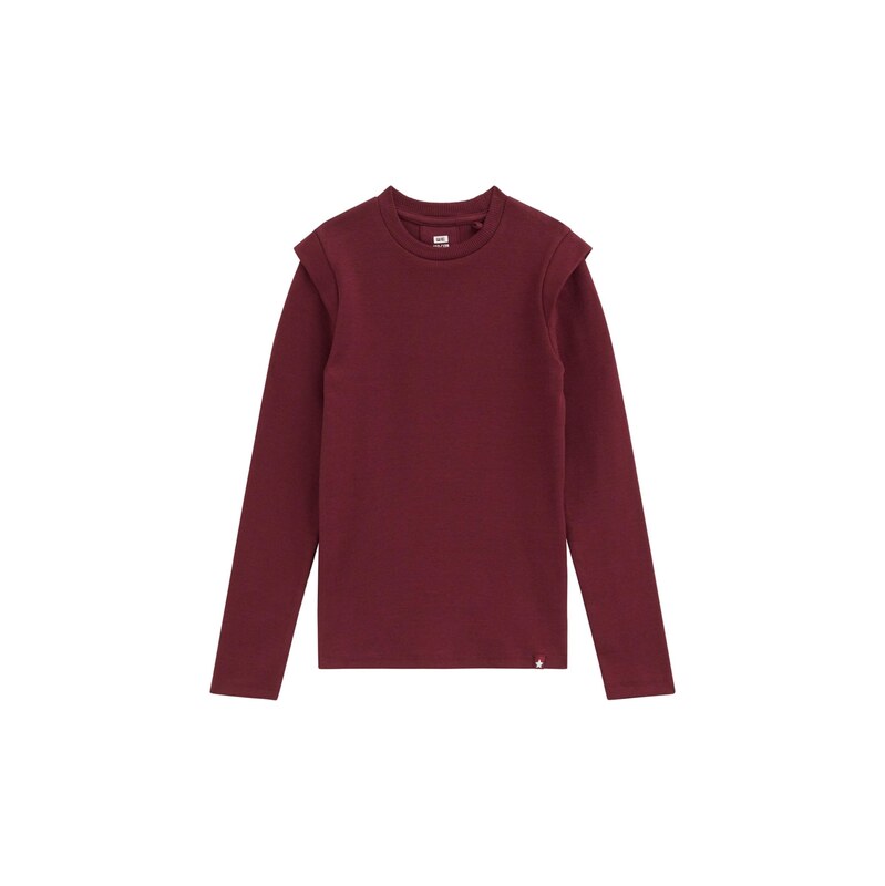 WE Fashion Tričko burgundská červeň