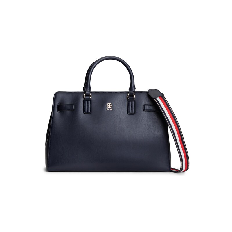 TOMMY HILFIGER Kabelka JOY námořnická modř / jasně červená /